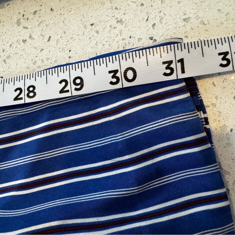 Rag & Bone Felix Silk Striped Wrap Jumpsuit Size 8 Blue Red Wide Leg Pockets - Picture 10 of 12